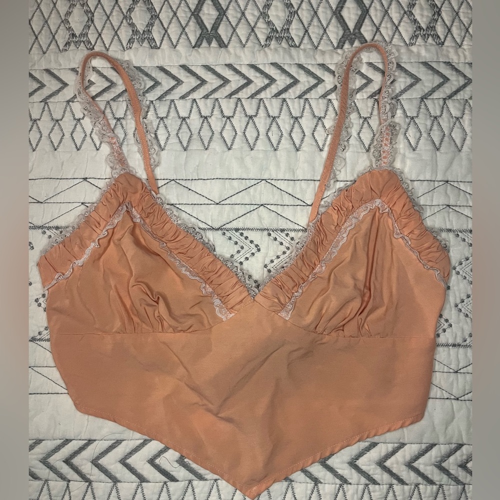 Tie back crop top